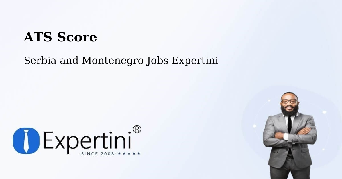 Resume ATS Score & Job Description Match Tool – Mount Pearl - Serbia and Montenegro Jobs Expertini
