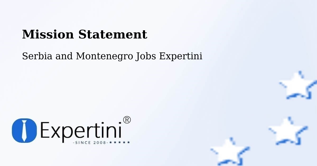 Corporate Mission – Mount Pearl - Serbia and Montenegro Jobs Expertini